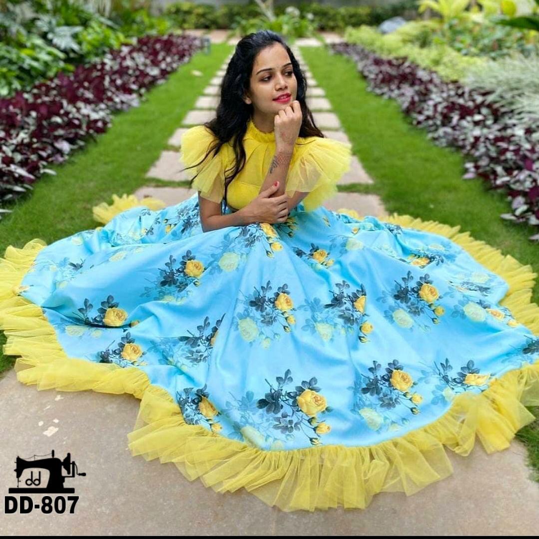Indian Lemon Shade Yellow Lehenga