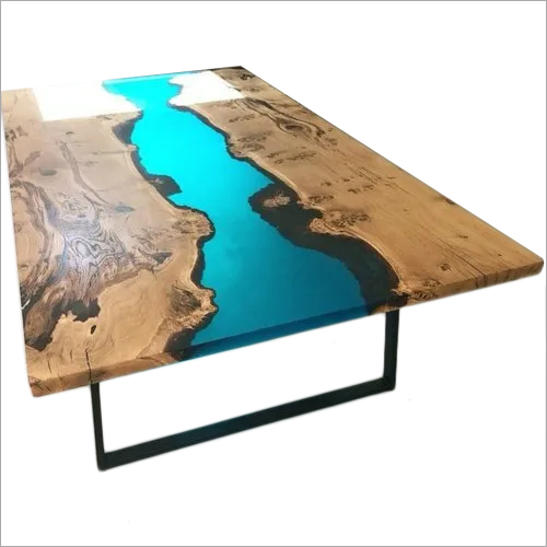 हैंडमेड बिग एपॉक्सी रेजिन रिवर टेबल