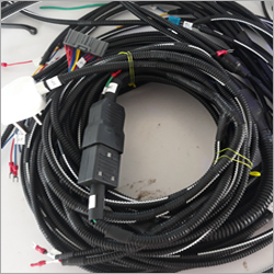 EV Wiring Harness - Black Color, Ideal for Electronic Applications