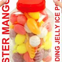 Mister Mango Pudding Love Jelly - 10 Gm X 100 Pcs X 15 Jars | Delicious Litchi & Mango Flavors, Eggless, 0% Fat, Shelf Life 1.5 Years