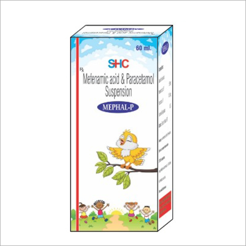 Mefenamic Acid & Paracetamol Suspension - 60 ml Box Packaging | Allopathic Standard Medicine