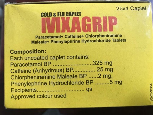 Medexx 55 (325 Mg) / Paracetamol And Caffeine Tablets Bp