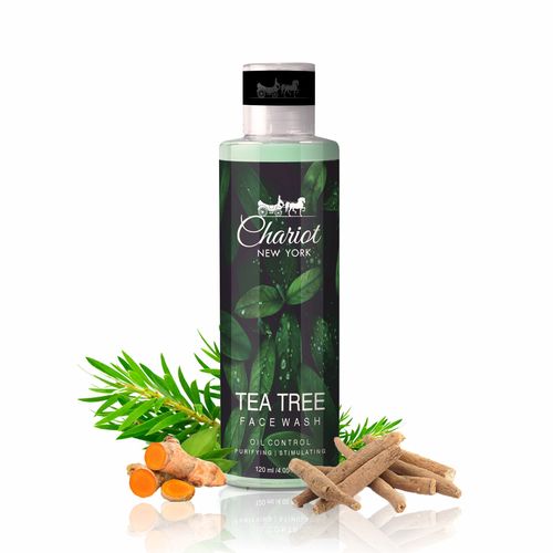 Tea Tree Face Wash - Liquid Formula, Green Color | Alcohol-Free, Gentle Cleanser for All Skin Types, 100% Safe and Free from Harmful Chemicals, Deep Cleansing for Smooth & Soft Skin