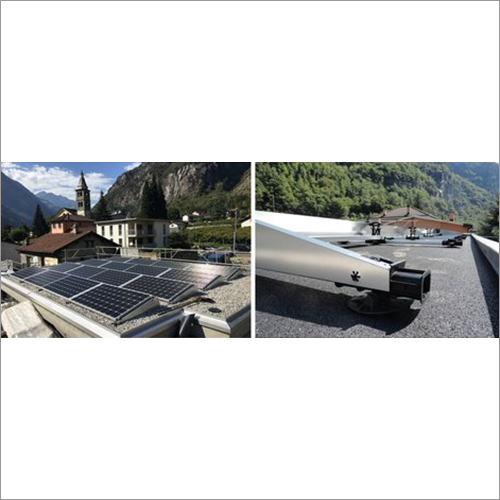 Ballasted Solar Mounting Structure - Pp With 30% Glass Fiber, Uv Stabilization , 180 Km/hr Wind Speed Resistance, 100 Kg/ma Load Capacity, 13a Adjustment Angle, 15 Kg Per Panel Weight
