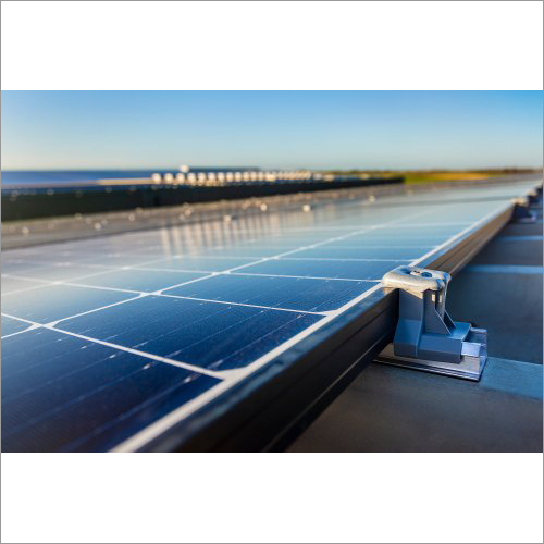 Steel And High Grade Aluminium Trapezoidal Landscape Orientation Solar Panel Mounting Structure