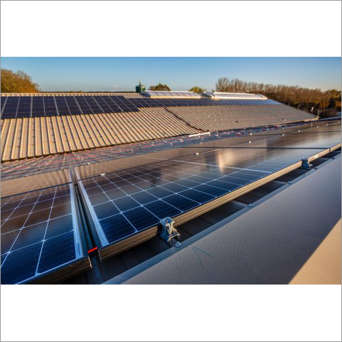 Steel And High Grade Aluminium Trapezoidal Landscape Orientation Solar Panel Mounting Structure