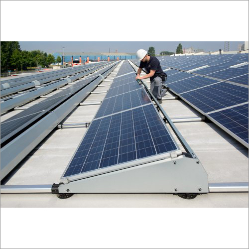 Industrial Solar Panel Mounting Structure Installation Services