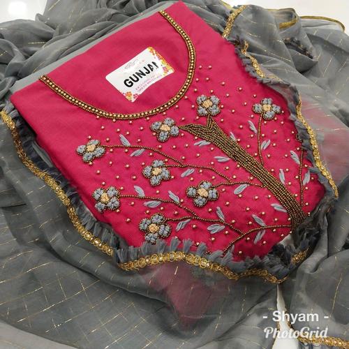 Fancy Cotton Suit Application: Women Material
