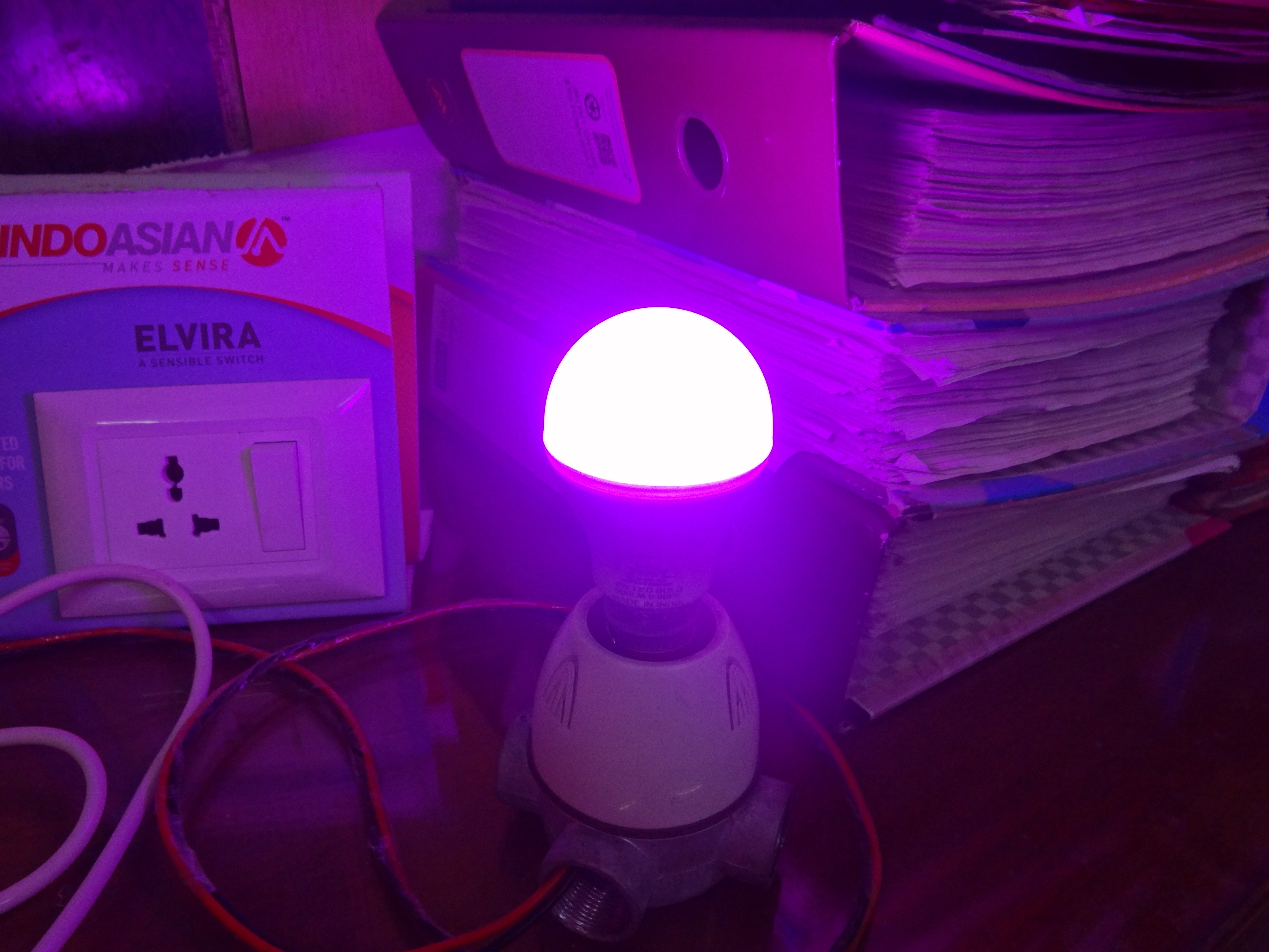 Led 9 Color Magic Bulb