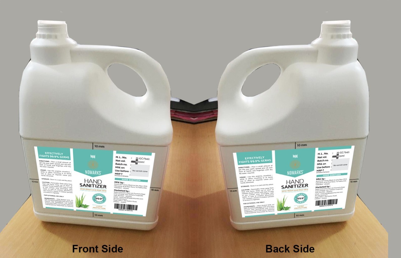 Hand Sanitizer Weight: 5 Kilograms (Kg)