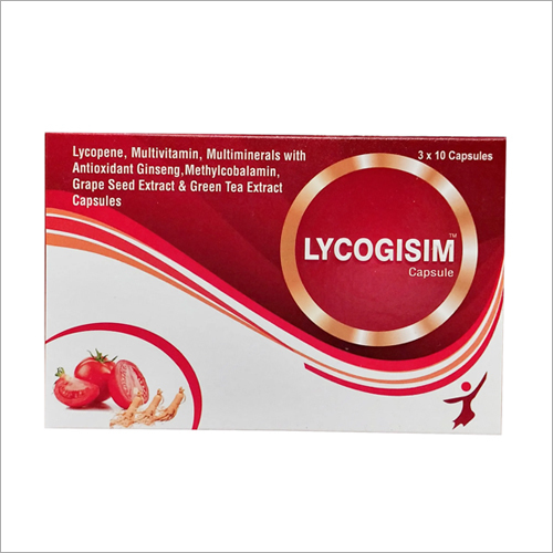 Lycopene Multivitamin Multiminerals With Antioxidant Ginseng Methylcobalamin Grape Seed Extract And Green Tea Extract Capsules - Drug Type: Generic Drugs