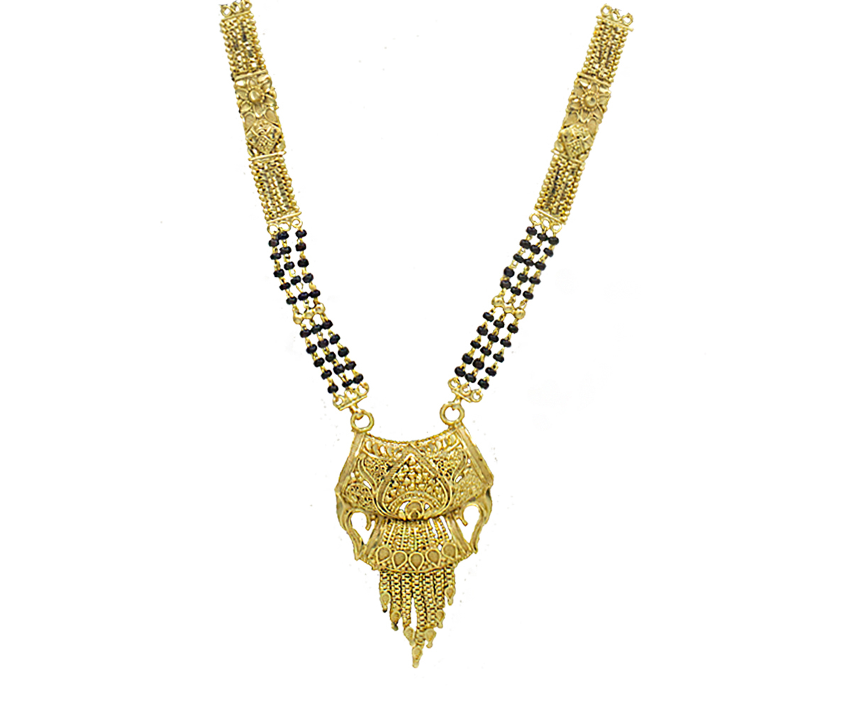 Golden Color Gold Plated Mangalsutra For Married Women
