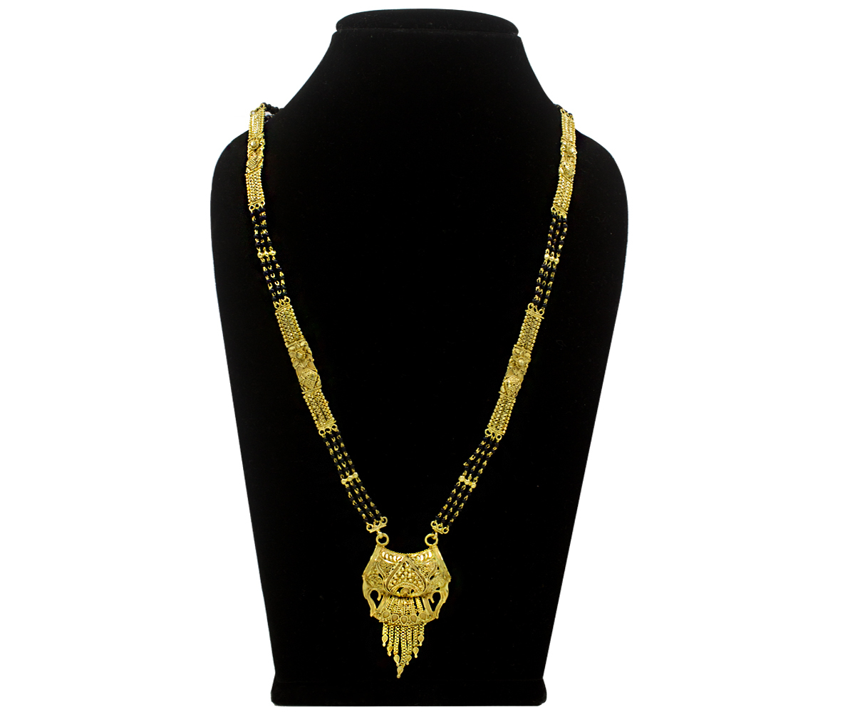 Golden Color Gold Plated Mangalsutra For Married Women