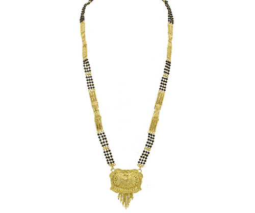 Women Gold Plated Mangalsutra - Gold Plated, 24 Inch Length | Elegant Golden Color with Timeless Design for Traditional and Modern Wear