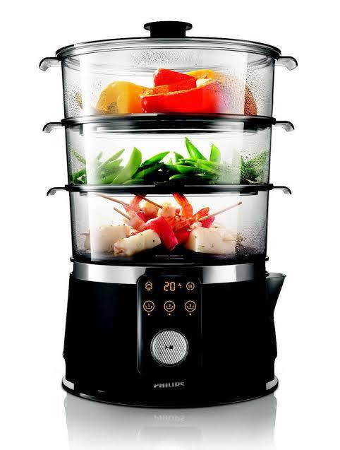 Steam Cooker - 7.5 Litres Capacity, Electric Application For Home & Hotel | Features 60-minute Timer, Auto Shut-off, Multi-item Steaming, Egg-boiler For 21 Eggs