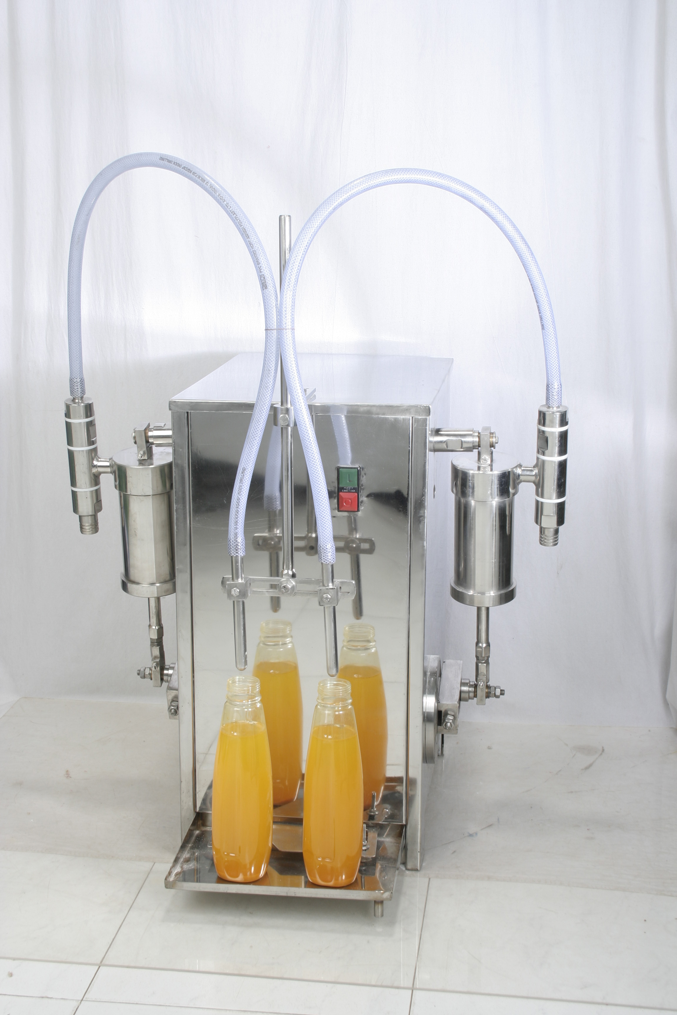Semi Automatic Liquid Filling Machine - Stainless Steel, 50 Ml - 1000 Ml Capacity, 220-320v Voltage | Simple Control, Human Machine Interface, Electric Drive, Applicable For Food, Beverage, Chemical, Medical