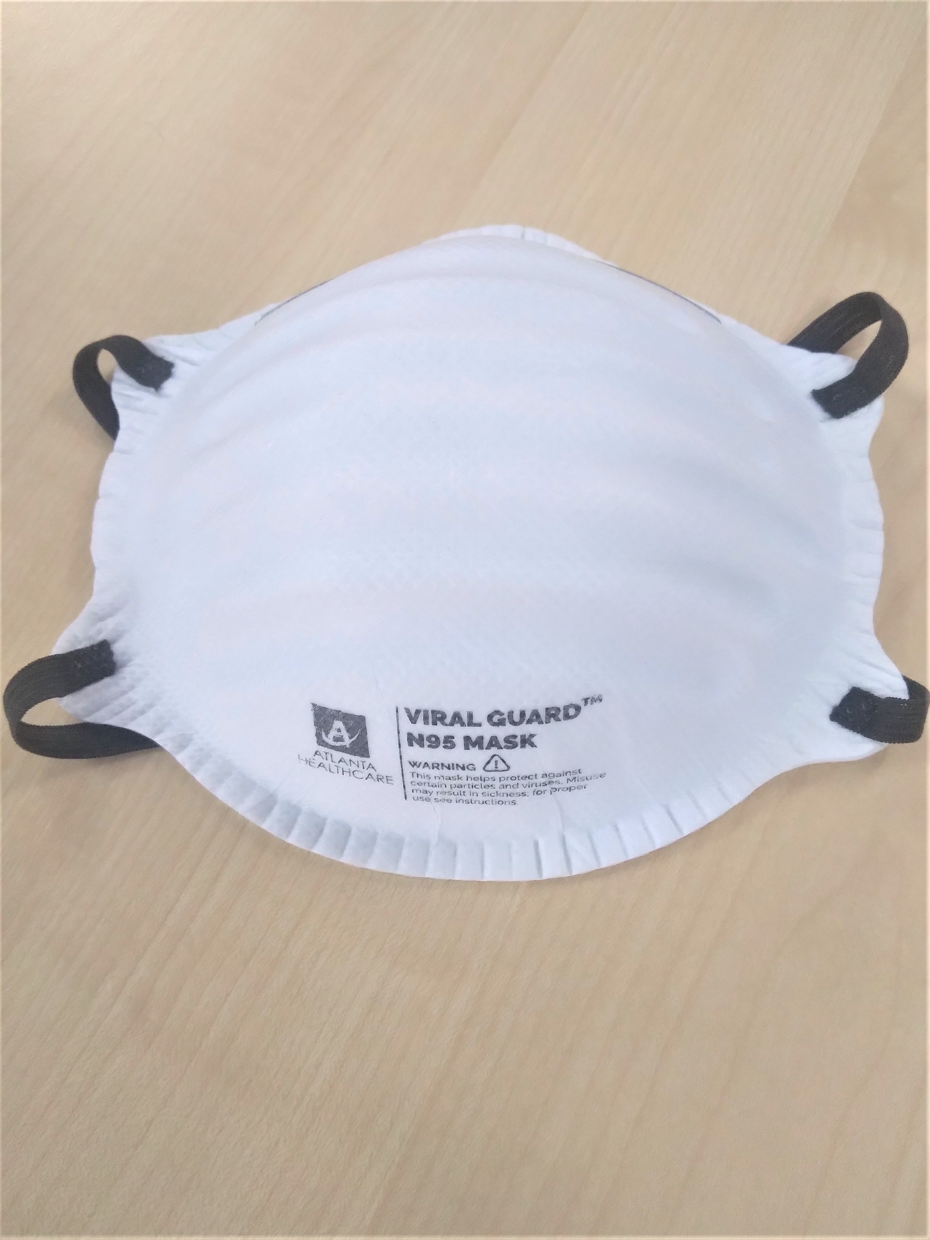 Viral Guard N95 Face Mask Length: Cup Shape Inch (In)