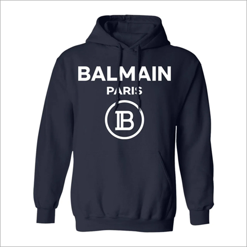 Mens Hooded Sweatshirt - Cotton Blend, Printed Design | Washable, Suitable for Rainy, Spring, Summer, and Winter Seasons
