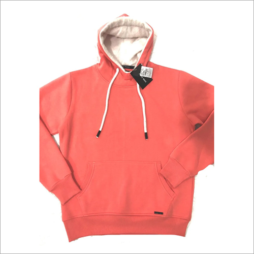 Washable Mens Plain Hooded Sweatshirt