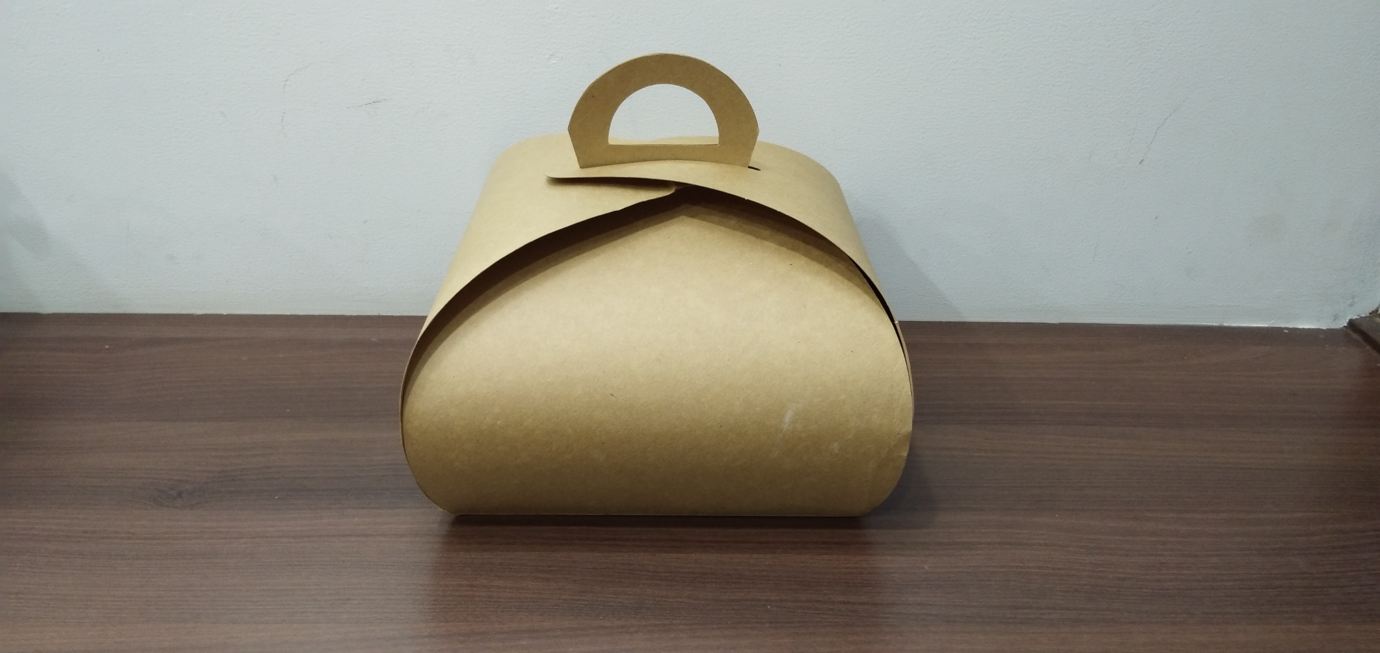 Craft Brown Cake Box