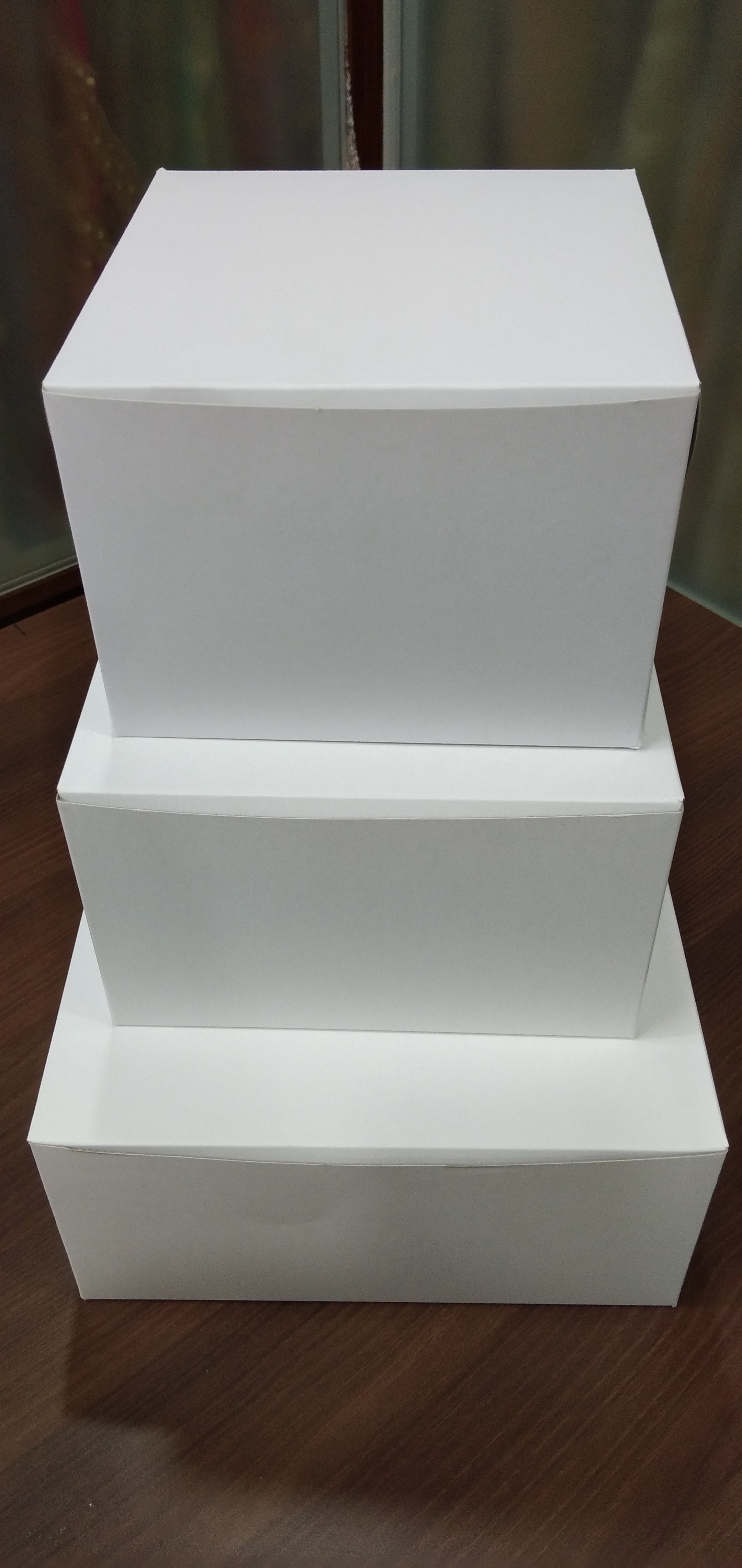 Craft Brown Cake Box