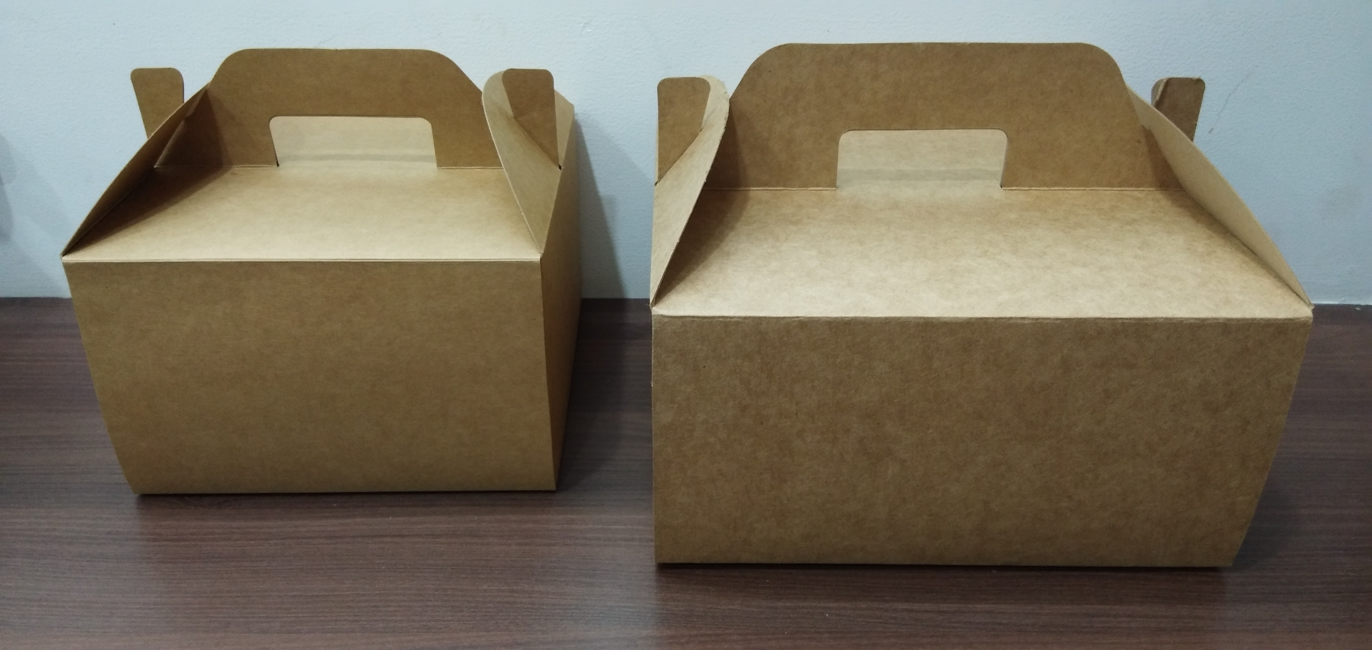 Craft Brown Cake Box