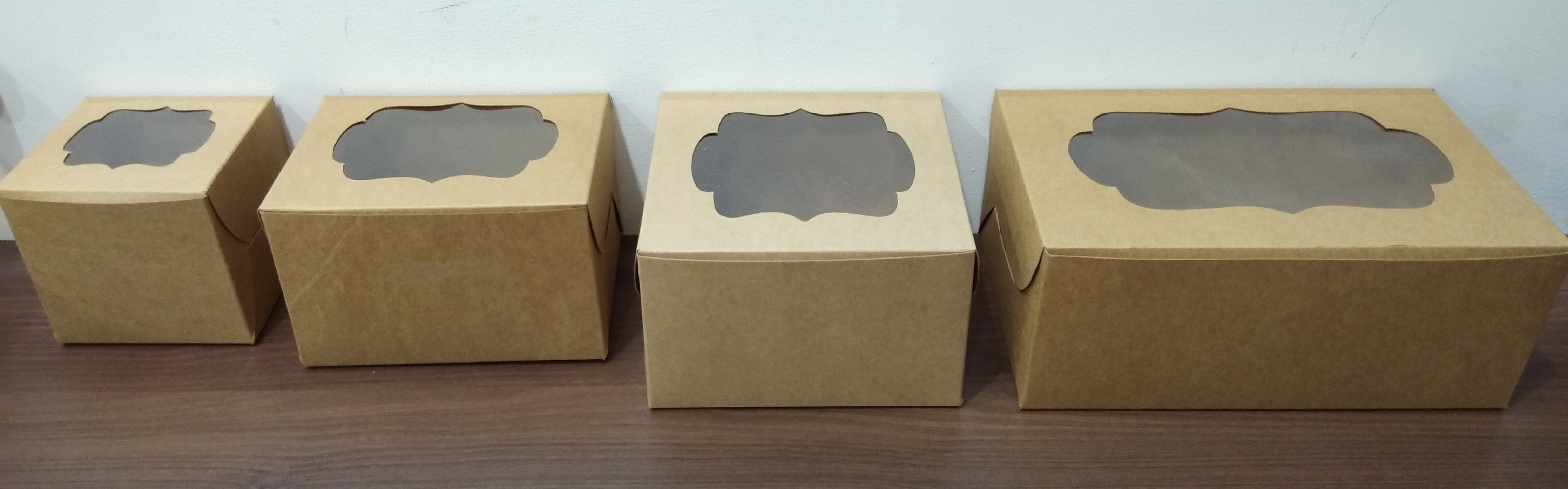 Craft Brown Cake Box