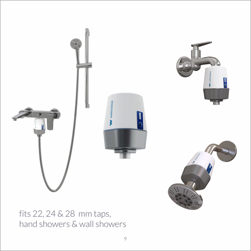 Cleo Sfu 717 Shower And Tap Filter Application: Bathroom
