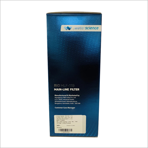 Rio Mlf-119 Main Line Filter For Sediment Sand And Hard Water