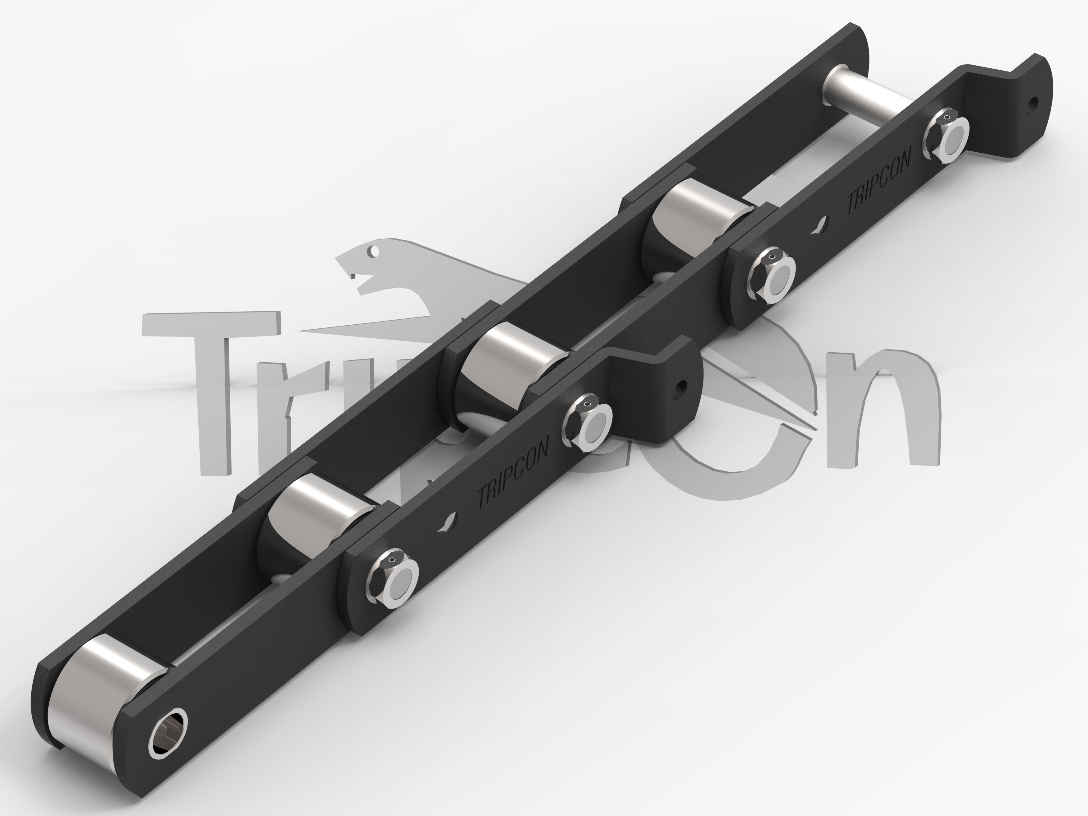 Flange Roller Chain - High Strength Steel, Robust Design | Ideal For Conveyor Systems And Material Transfer