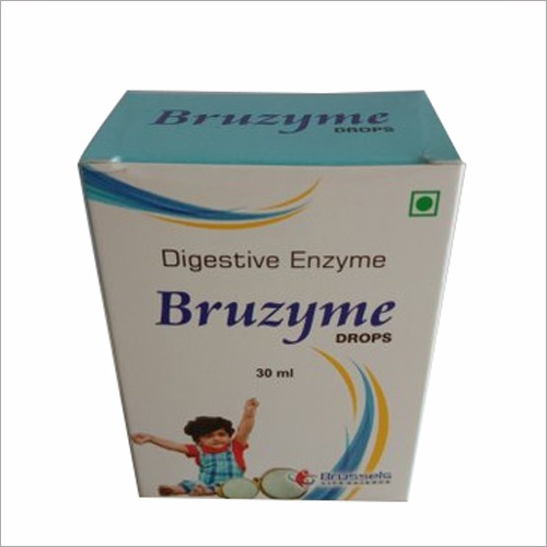 ब्रूज़ाइम ड्रॉप सामग्री: पेप्सिन 12.5 मिलीग्राम+फंगल डायस्टेस 18.75 मिलीग्राम