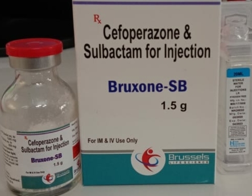 ब्रुक्सोन-एसबी इंज। सामग्री: सेफ़ोपेराज़ोन सुलबैक्टम इंजेक्शन