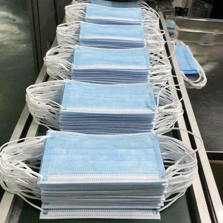 Blue Pleated Surgical Masks Three Layer - Three Layer Design, Unisex Application, Blue Color | Ideal For General Use In Various Environments