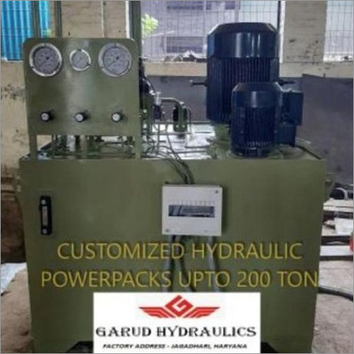 1100 L Hydraulic Power Pack - Iron Body Material | Industrial Usage, High Performance and Durability