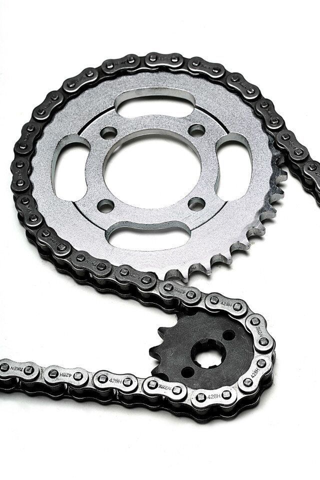 Stainless Steel Motorcycle Chain And Sprocket Kit