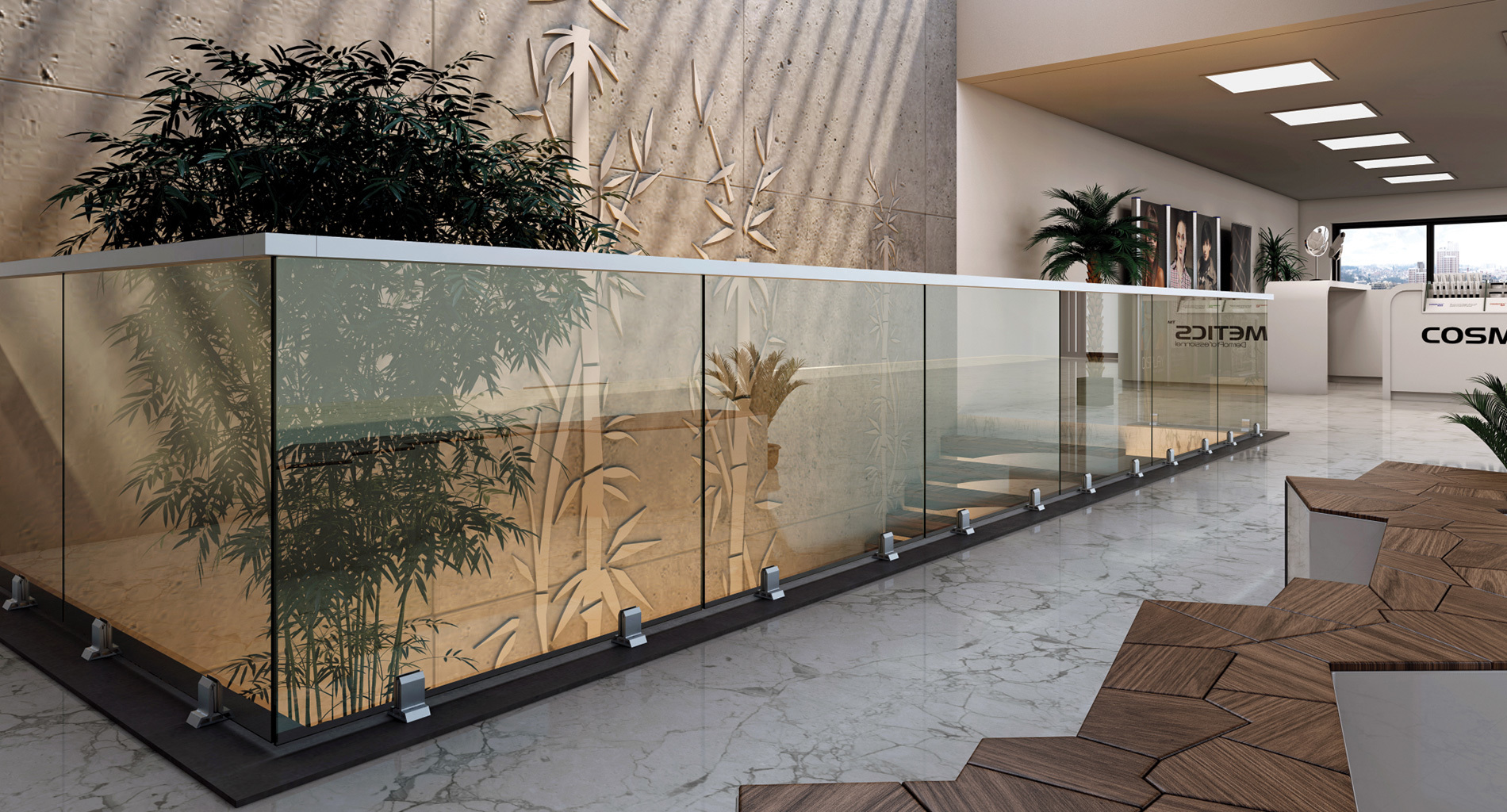 Bracket Type Railing System - Heavy Duty Brackets, 8mm To 12mm Toughened Glass Fittings, Anodized Or Powder Coated Finish, Easy Clean Design For Balconies And Stairs
