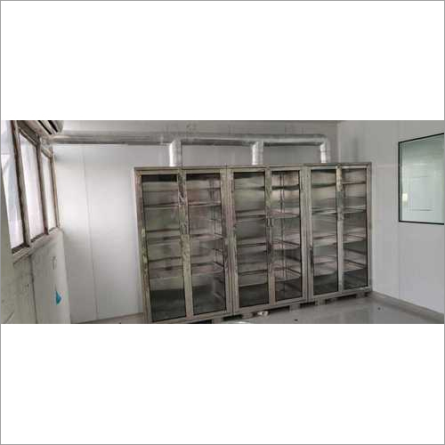 Chemical Storage Cabinet - Mild Steel, 1.5 to 2 Feet Height | 4-Wheel Mobility, 230V Single Phase, 1-Year Warranty