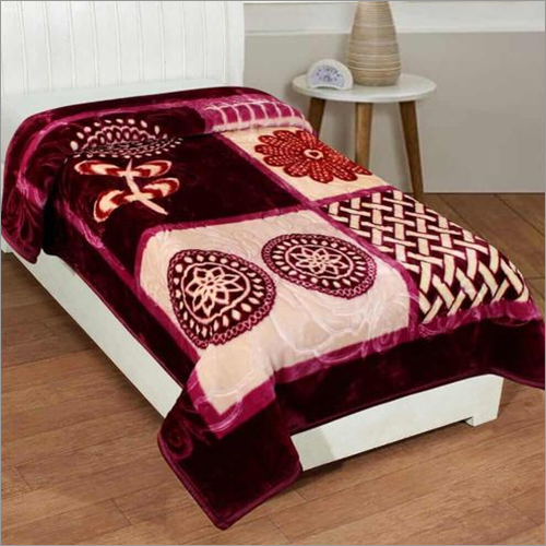 Shilay Four Section Soft Mink Blanket - 100% Cotton, Fleece & Wool Materials | Plain Pattern, Handmade Craftsmanship, Easy Care