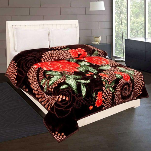 Fleece Shilay Brown Rose Soft Mink Blanket