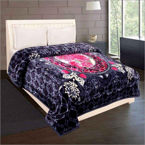 Fleece Shilay Navy Soft Mink Blanket