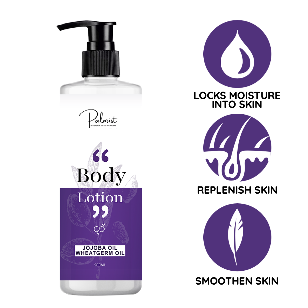 Body Lotion - 200ml Milky Hydrating Lotion | Sulphate & Paraben Free, Suitable For All Ages, Locks Moisture Into Skin