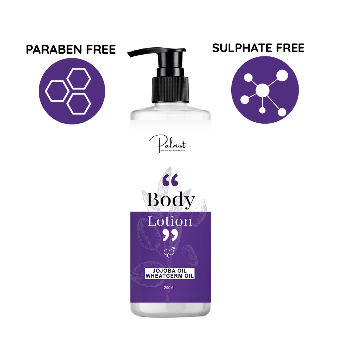 Body Lotion - 200ml Milky Hydrating Lotion | Sulphate & Paraben Free, Suitable For All Ages, Locks Moisture Into Skin