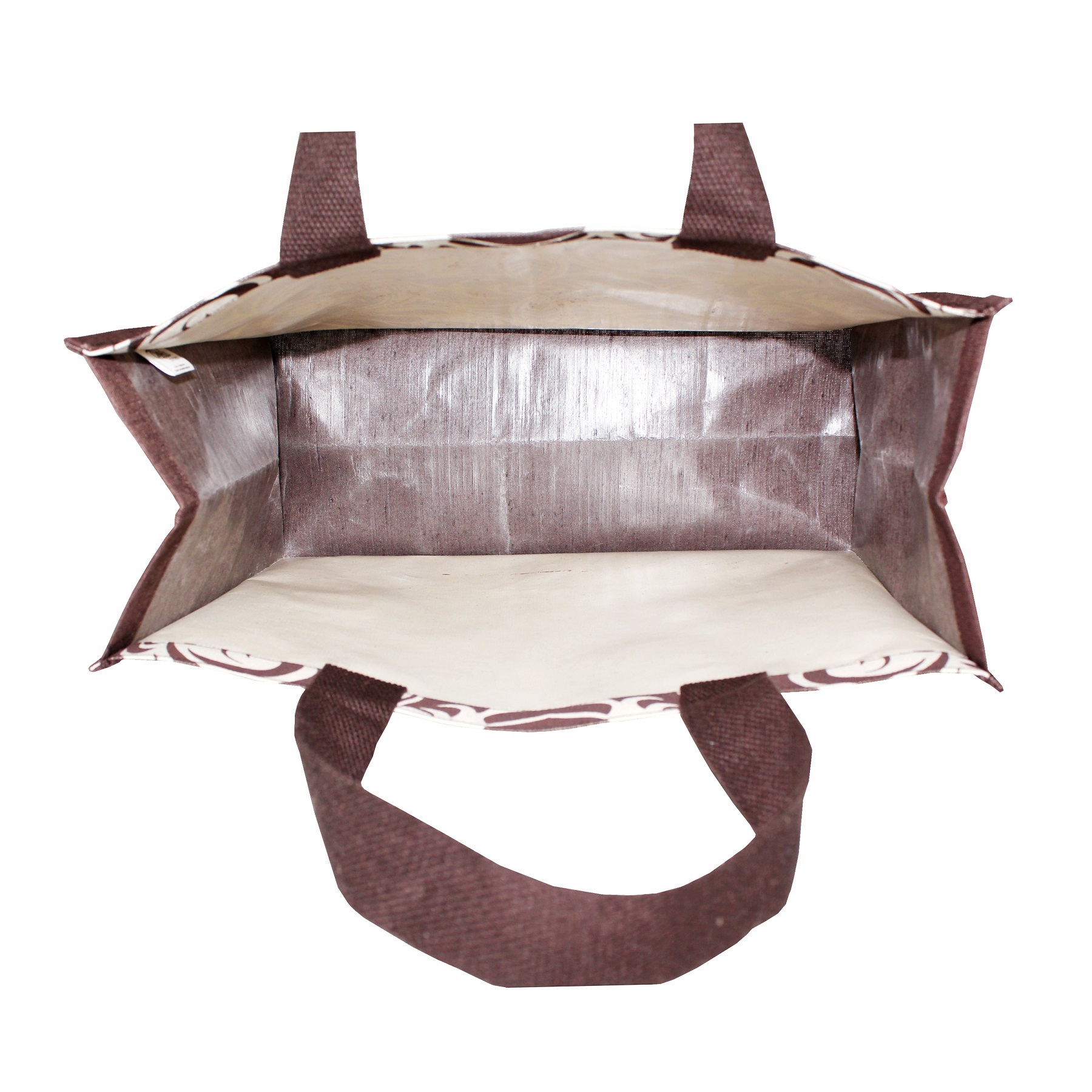Soft Handle Allover Print Canvas Tote Bag Capacity: 15 Kgs Kg/day