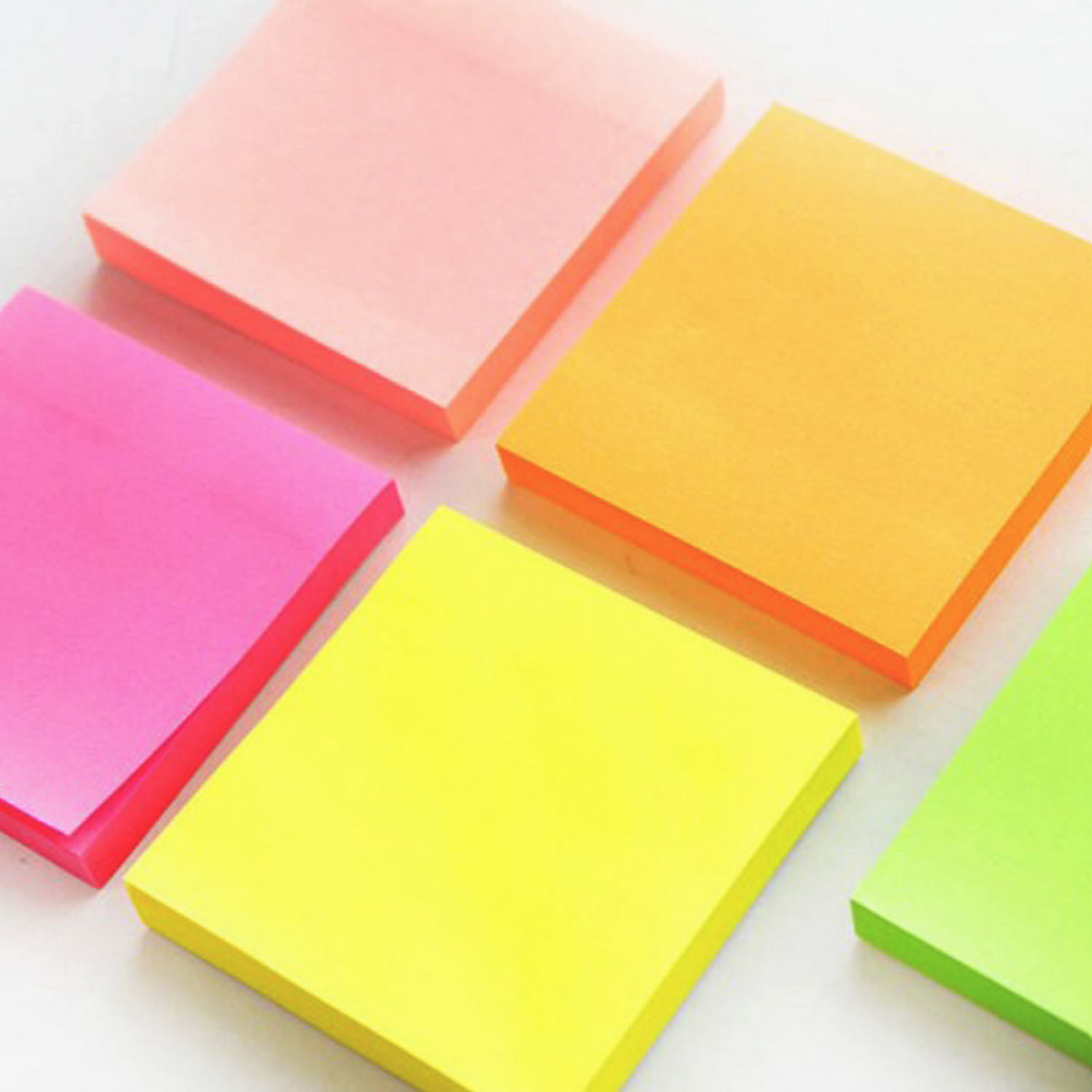 Removable Sticky Notes - Natural Wood, 3x3 Inches | Smooth Writing, 400 Sheets Set For To-do Lists And Reminders