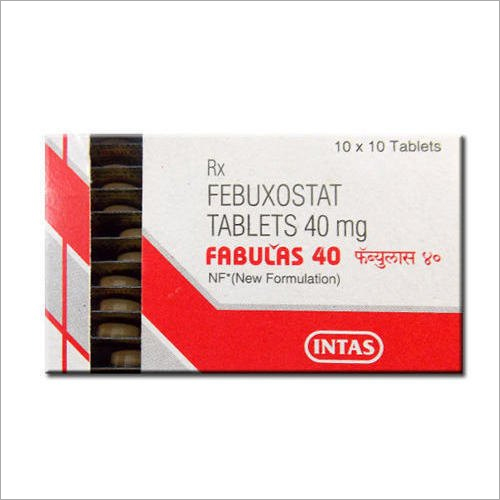 Febuxostat Tablets - 40mg, Effective Management of Gout Symptoms and Hyperuricemia