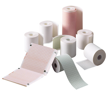 Ecg Paper Roll - 60gsm/80gsm, 50x20 Millimeter, High Tear Strength, Smooth Texture, Optimum Resistance To Water, Suitable For 1 Channel Ecg Machine