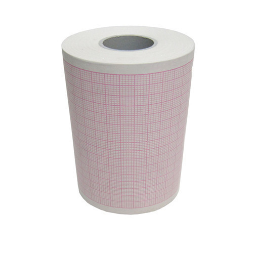 Ecg Paper Roll - 60gsm/80gsm, 50x20 Millimeter, High Tear Strength, Smooth Texture, Optimum Resistance To Water, Suitable For 1 Channel Ecg Machine