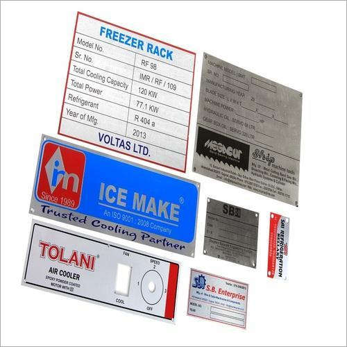  मल्टीकलर 5 एमएम एल्युमिनियम नेम प्लेट्स