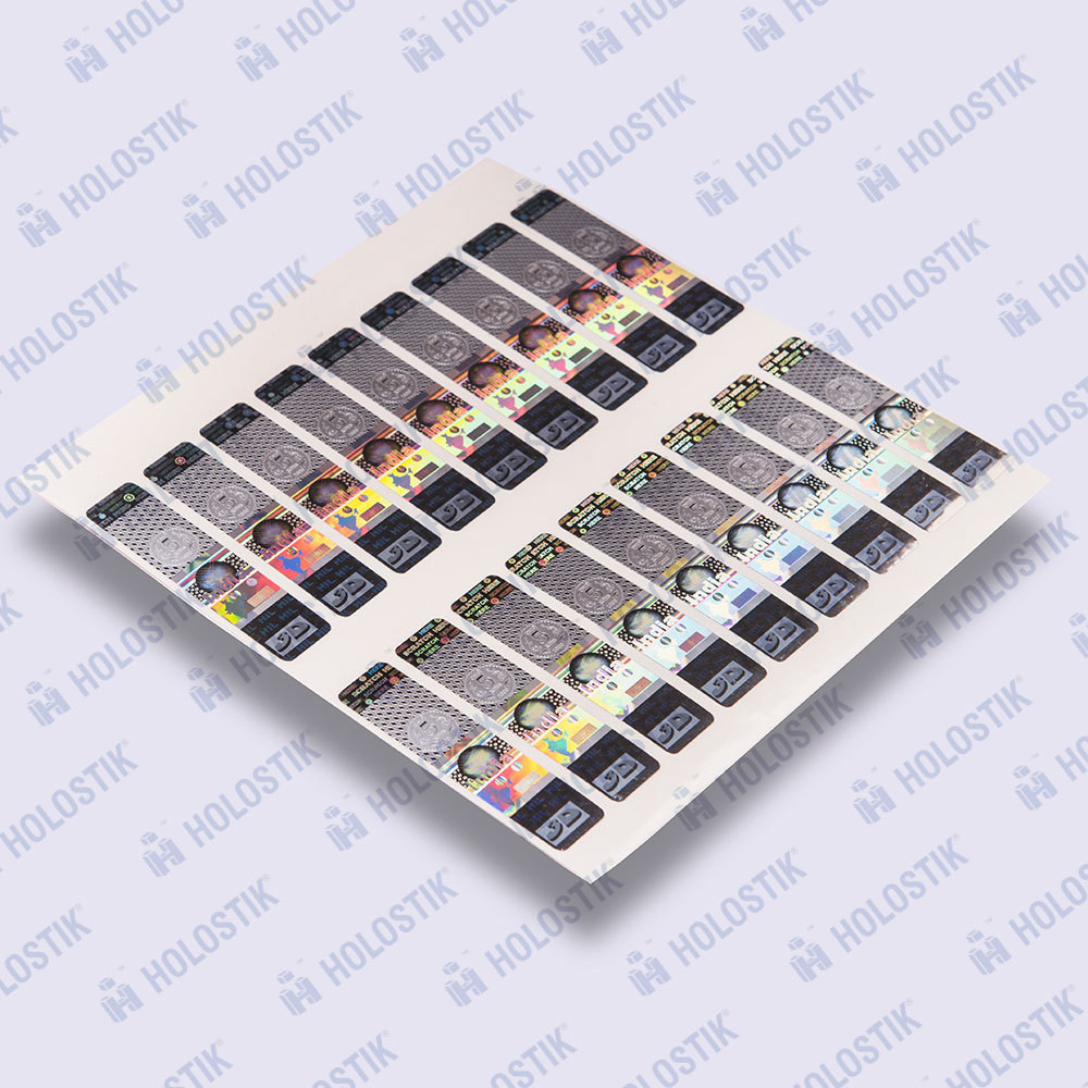3d Holograms - Aluminium Sheet Material, Customized Dimensions & Colors | Anti-counterfeit, Scratch-off, Waterproof, Self-adhesive, Holographic