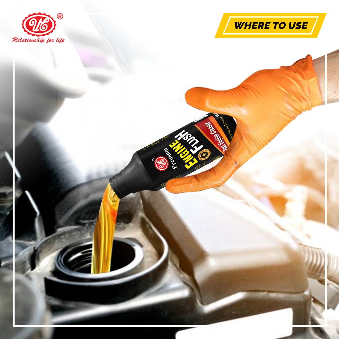 Ue Engine Flush - 60 Ml & 250 Ml Liquid | Removes Sludge And Deposits, Protects Engine Wear, Suitable For Petrol And Diesel Engines